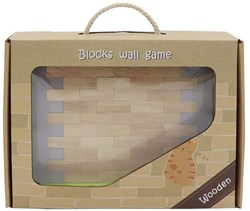 Lobbes Holz Balancespiel Mauer Bausteine 44-teilig Kinderspiel