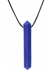 Ark Therapeutics Beißkette Kauschmuck Dunkelblau für Kinder Discrete, edelsteenvormige kauwketting voor kalmerende orale input bij kinderen, tieners en volwassenen.