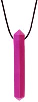 Ark Therapeutics Beißkette Kauschmuck Magenta für Kinder und Erwachsene Discrete, edelsteenvormige kauwketting voor kalmerende orale input bij kinderen, tieners en volwassenen.