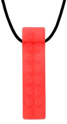 Ark Therapeutics Kaukette sensorisches Spielzeug Brick Stick rot XXT Getextureerde bakstenen kauwhanger voor sensory seekers, geeft rijke orale input voor kinderen en volwassenen.