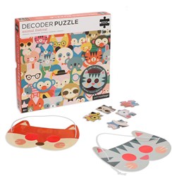 Petit Collage Puzzle Tierfestival FSC Karton Kinderpuzzle Tiere