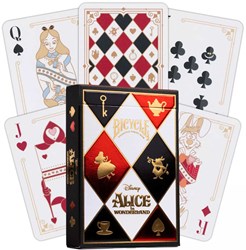 Bicycle Spielkarten Alice im Wunderland Disney - Poker - Premium Sammelkarten