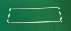 HOT Sports + Toys Pokertisch grün Filz 93x182cm.lyn oval