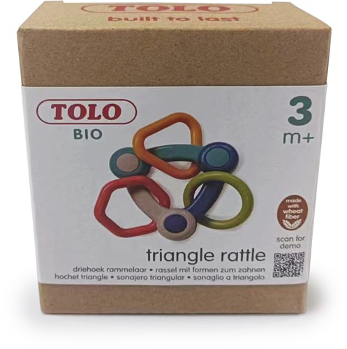 Tolo Bio Baby Rassel Dreieck-3