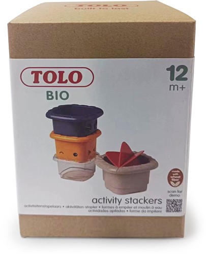 Tolo Bio Badespielzeug Stapelbecher 4 Stück-3