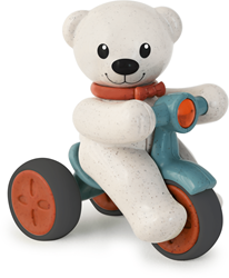 Tolo Bio Push and Go Bär - nachhaltiges Lernspielzeug für Kleinkinder