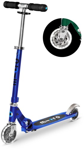 Micro Scooter Sprite LED Sapphire Blue - höhenverstellbar - leicht