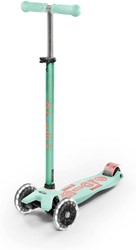 Micro Scooter Maxi Deluxe LED Mint - Kinderroller mit LED Rädern und höhenverstellbarem Lenker