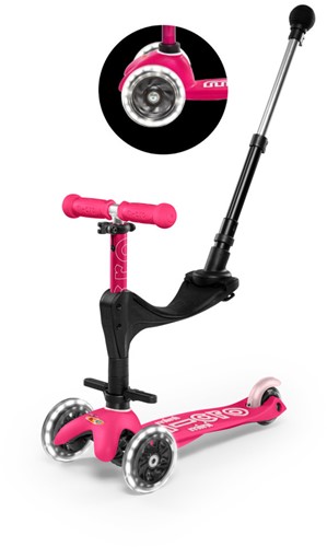 Mini Micro 3in1 Deluxe Push LED Rosa-2