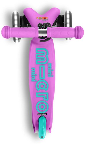 Micro Kinderroller Mini Micro Deluxe LED Lavendel - verstellbarer Lenker-3