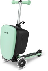 Micro Kinder Koffer Scooter Luggage Junior LED Mint - Reise Spielzeug