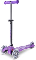 Micro Mini Micro scooter Deluxe Glitter LED Purple