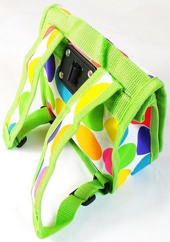 Micro Rucksack Kinderzubehör neon - Scooter Tasche gepunktet-3