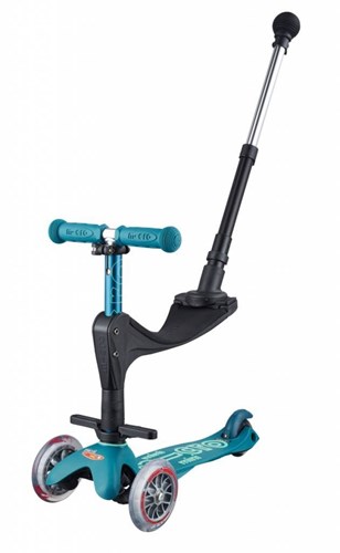 Micro Roller Mini Micro 3in1 Deluxe Push - Ice Blue - verstellbar und mitwachsend