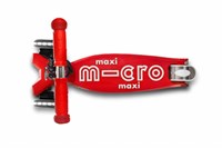 Micro Maxi Scooter Deluxe LED rot - höhenverstellbarer Lenker - Kinderroller-3