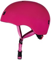 Micro Kinderhelm Fahrrad und Roller Deluxe Raspberry mit LED-Licht-2