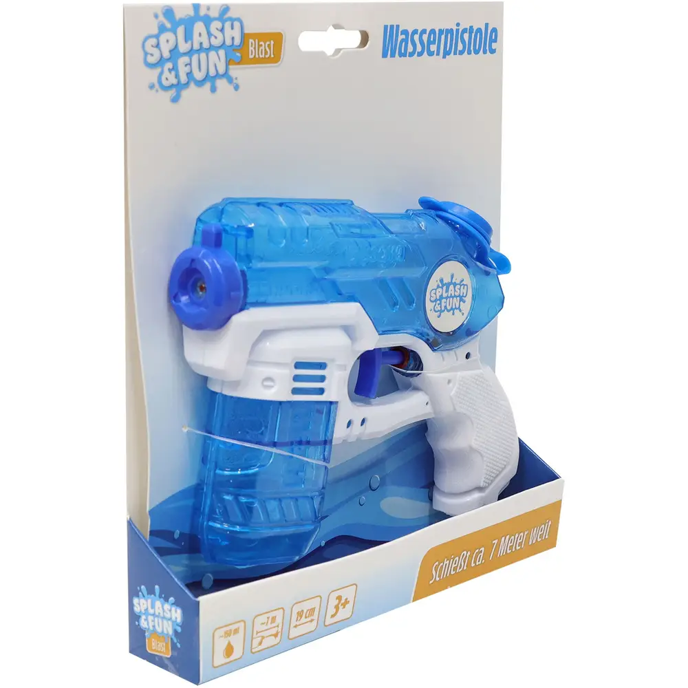 Vedes Wasserpistole Spielzeug 19cm - Splash Fun Wasserspaß
