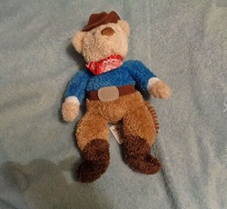 Harlekijn Cowboybär (Kuscheltier)