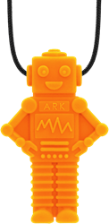 Ark Therapeutics sensorische Kauwkette Roboter orange XXT robustes Spielzeug Speelse, robotvormige kauwketting met veel textuur voor sensorische zoekers.