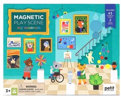 Petit Collage magnetisches Spielzeug Museum Spielbox - Lernspielzeug