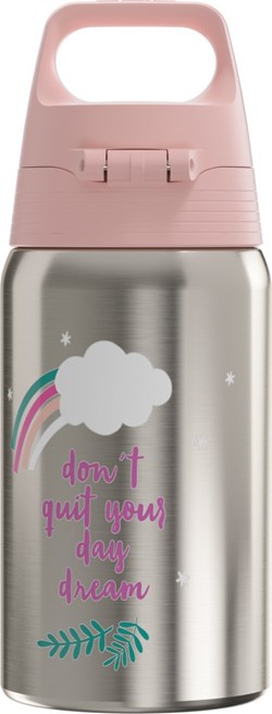 SIGG Kinder Trinkflasche Skate 0,5l - Grau - BPA-frei - Wiederverwendbar