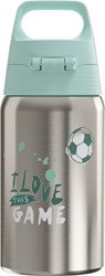 SIGG Trinkflasche Fußballmotiv 0,5L - Edelstahl Kinderflasche BPA-frei