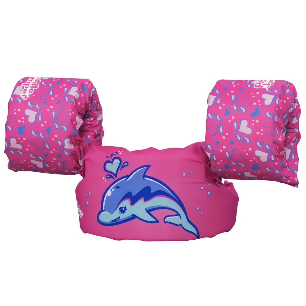 Bestway Schwimmweste Puddle Jumper Delfin rosa für Kinder 15-30 kg