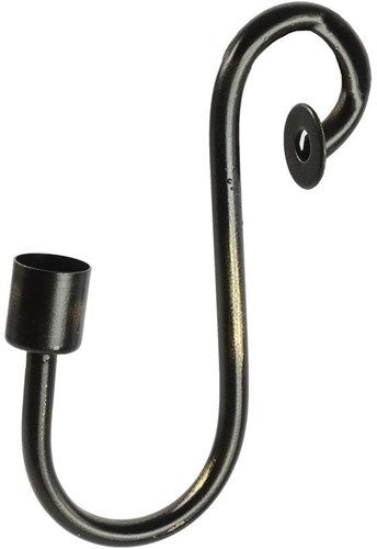 Countryfield Kerzenhalter schwarz Deko Haken modern Metall für Stabkerzen