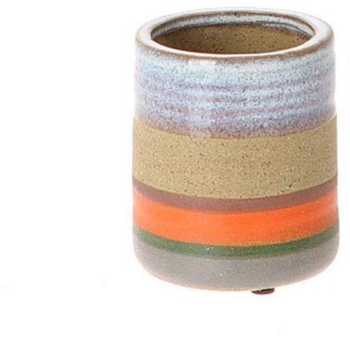 HBX natural living Blumentopf Keramik mehrfarbig Ø8,5xh10cm Dekoration