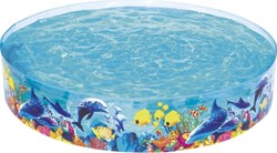 Bestway Pool Fill 'N Fun Odyssey 244cm - bunter Kinderpool Garten