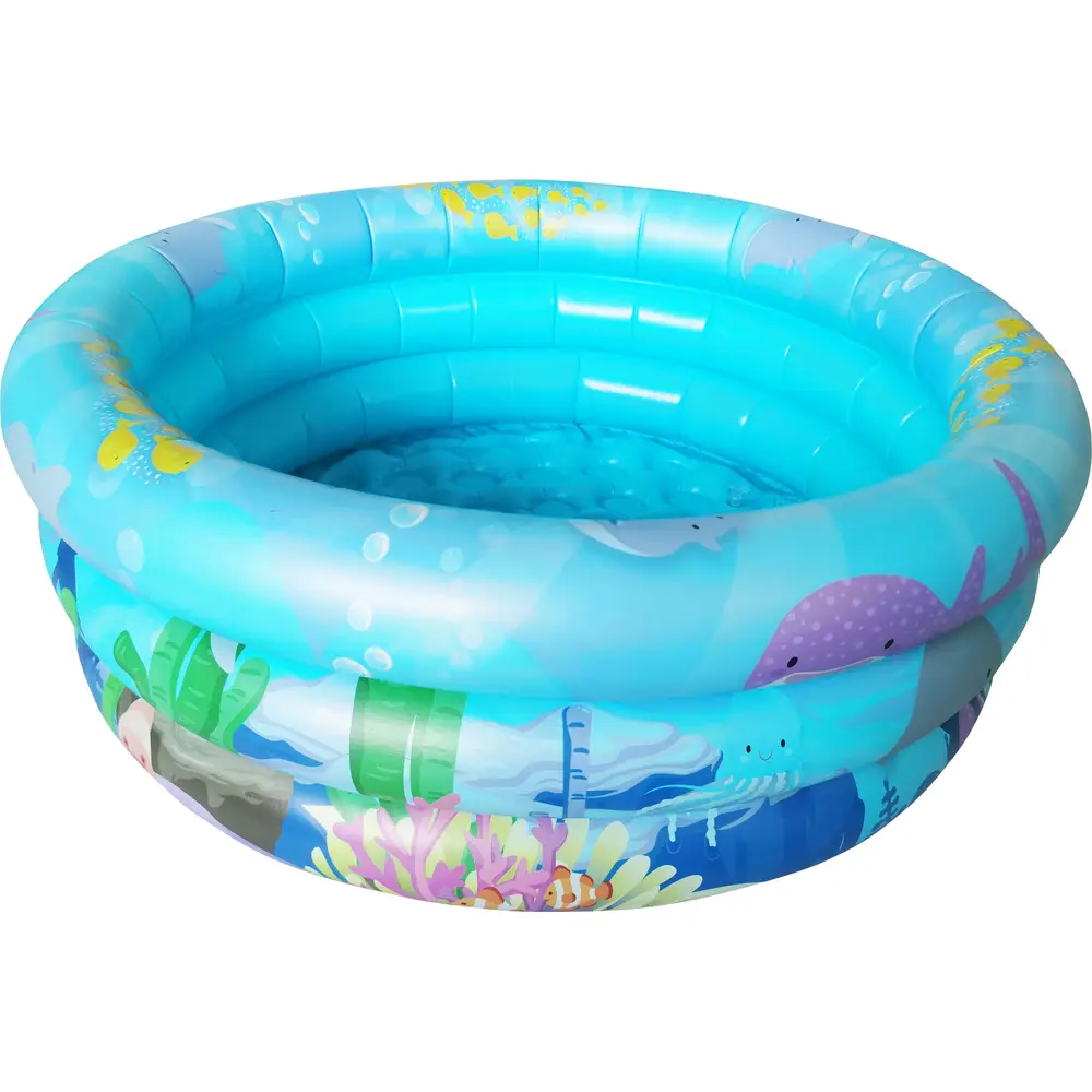 Vedes Babyplanschbecken Ocean 70 cm - aufblasbares Kinderbecken PVC