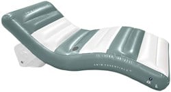 Swim Essentials Luxus Lounge Luftmatratze - Grün Weiß - Pool 180 cm