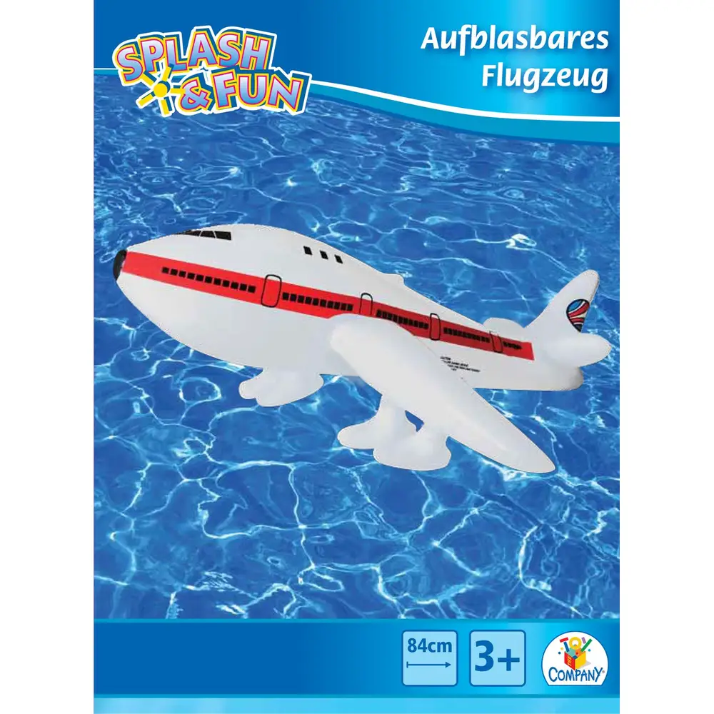 Vedes aufblasbares Flugzeug Spielzeug 25x48x17cm PVC Wasserspaß