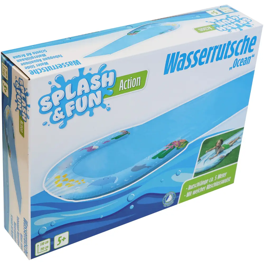 Vedes Wasserrutsche Ocean 510x110 cm PVC Kinderspielzeug