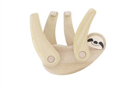 Bajo Holz Spielfigur Faultier nachhaltig handgefertigtes Spielzeug