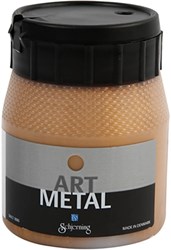 Creativ Company Metallic Bastelfarbe Dunkelgold 250 ml Bastelfarbe