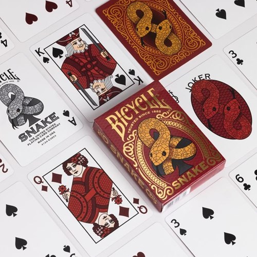 Bicycle Premium Spielkarten Snake - Poker - Chinesisches Sternzeichen-2