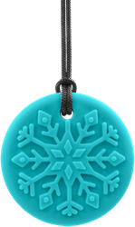 Ark Therapeutics Beißspielzeug Schneeflocke Kaukette für Kinder Ronde kauwketting met sneeuwvlokmotief, ideaal om met de voortanden mee te kauwen.