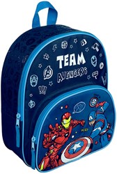 Avengers Rucksack blau mit Fronttasche - Kinderrucksack Marvel Superhelden