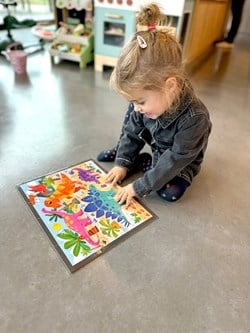 Mudpuppy Dinosaurier Puzzle - Lernspielzeug aus Karton für Kinder