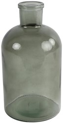 Countryfield Vase Glas modern grau 14x14x27cm Dekoration