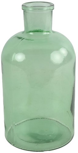 Vaas apothekersfles groen 14x14x27cm
