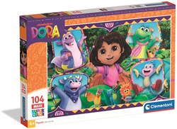 Clementoni Puzzle Dora the Explorer 104 Teile Maxi Kinderpuzzle
