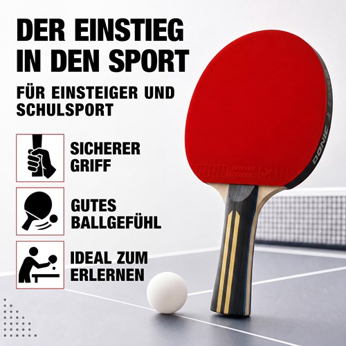 Schildkröt Tischtennis Set Top Team 500 mit Schläger und Bällen-2