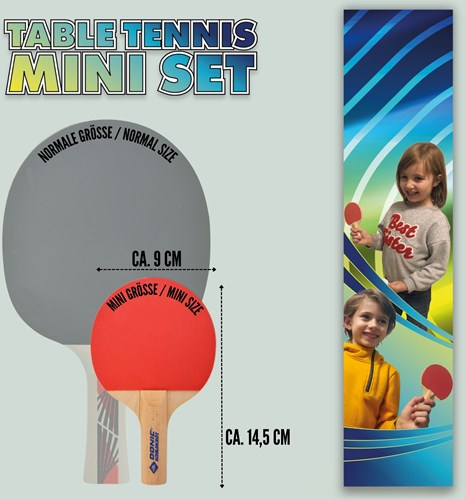 Schildkröt Tischtennis Mini FSC Set mit Netz und FSC Schlägern-2