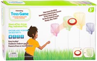 Lobbes Frisbee Wettkampfset Outdoor Spielzeug mit Fangnetzen