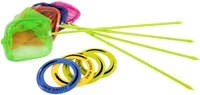 Lobbes Frisbee Wettkampfset Outdoor Spielzeug mit Fangnetzen-2