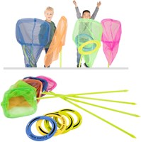 Lobbes Frisbee Wettkampfset Outdoor Spielzeug mit Fangnetzen-3