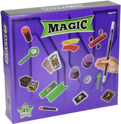 Magische Zauberkasten Set 45 Tricks für Kinder Zaubern lernen