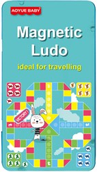 Ludo magnetisches Reisespiel im Blech - ideal für unterwegs